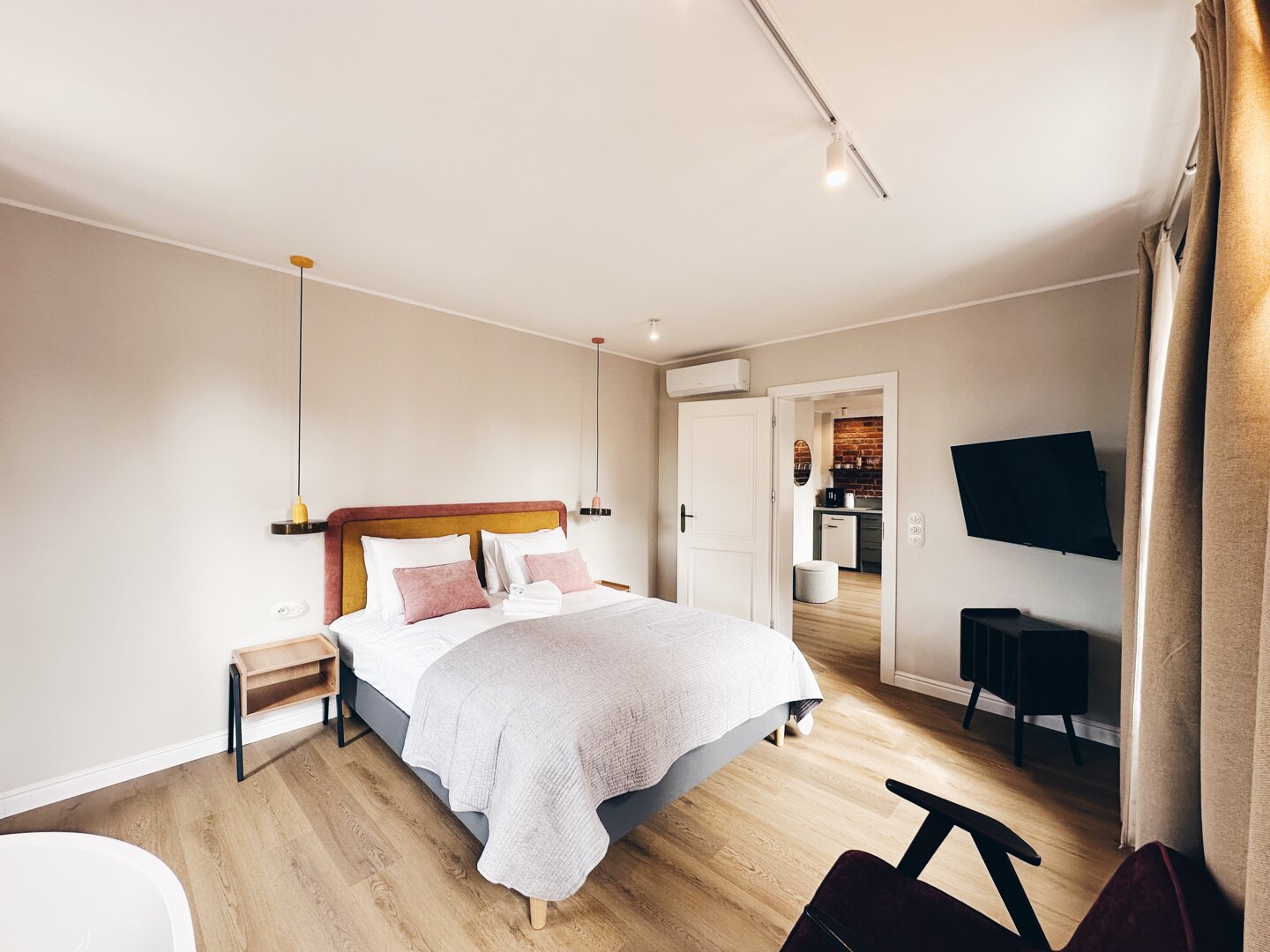 Wnętrze apartamentu — przestrzeń dzienna